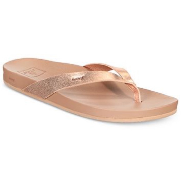 Reef Shoes - Reef Women’s Flip Flop Size 8 Rose Gold NEW